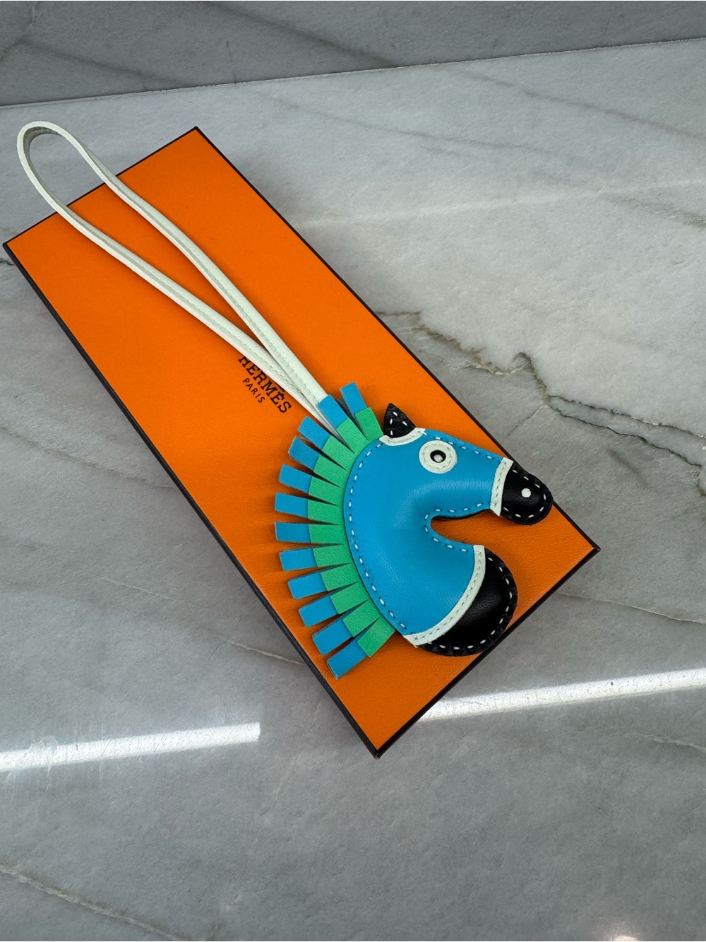 Hermes Multicolor Geegee Camail Horse Bag Charm